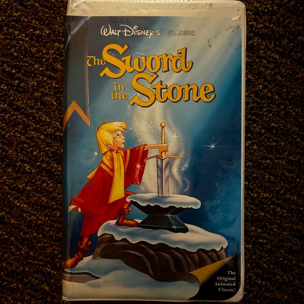 Vintage VHS Tape The Sword in the Stone